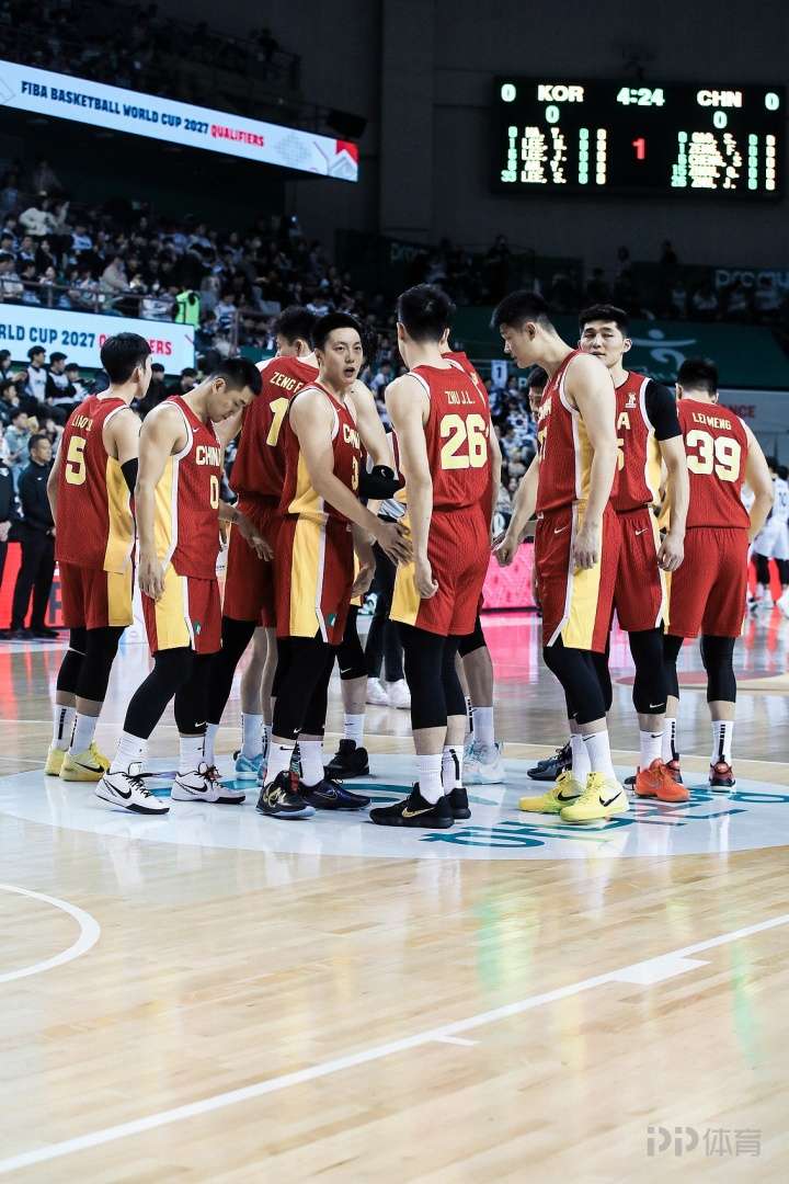 男篮世亚预!中国再负韩国 中国三分球28中5 最多落后32分