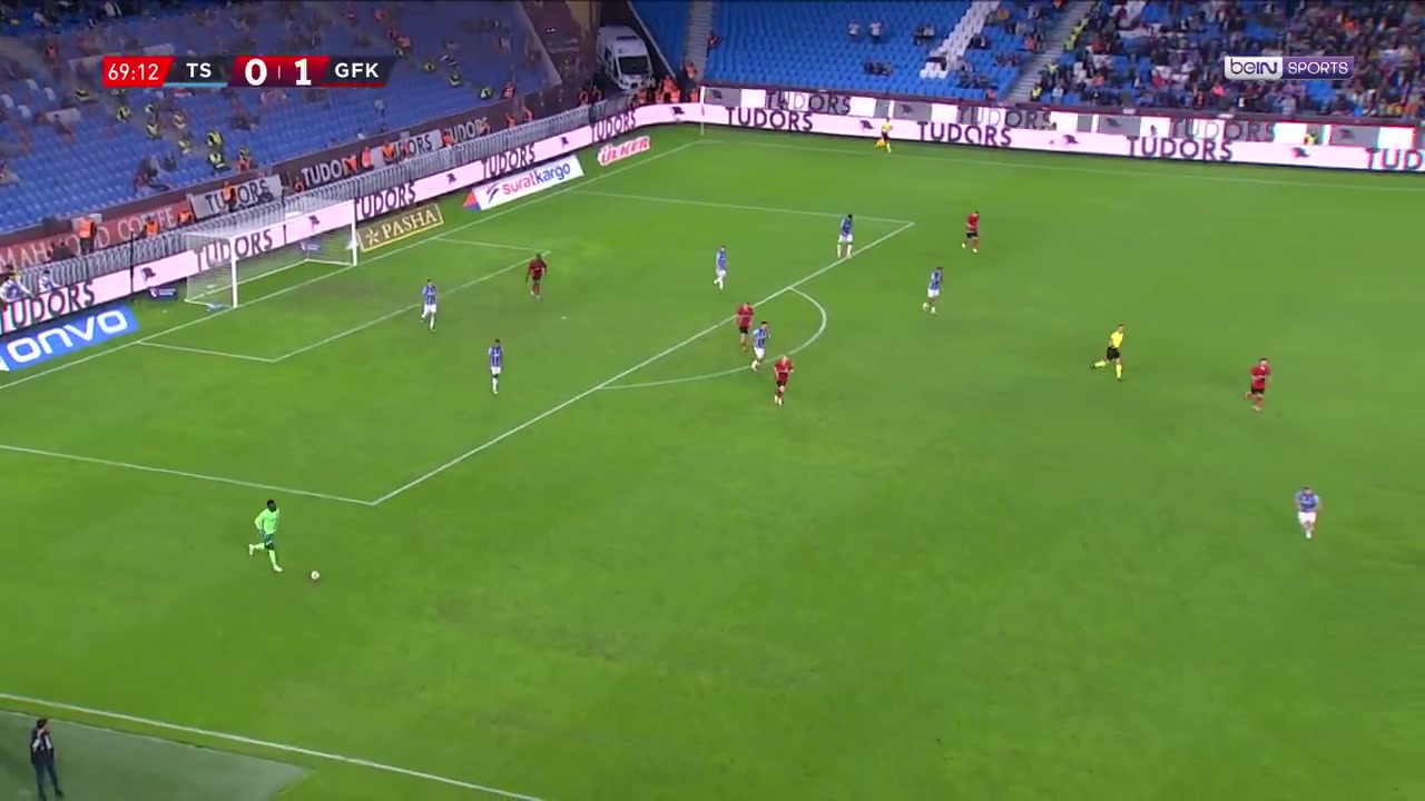 状态迅速回升土超第6轮奥纳纳后场长传助攻队友进球