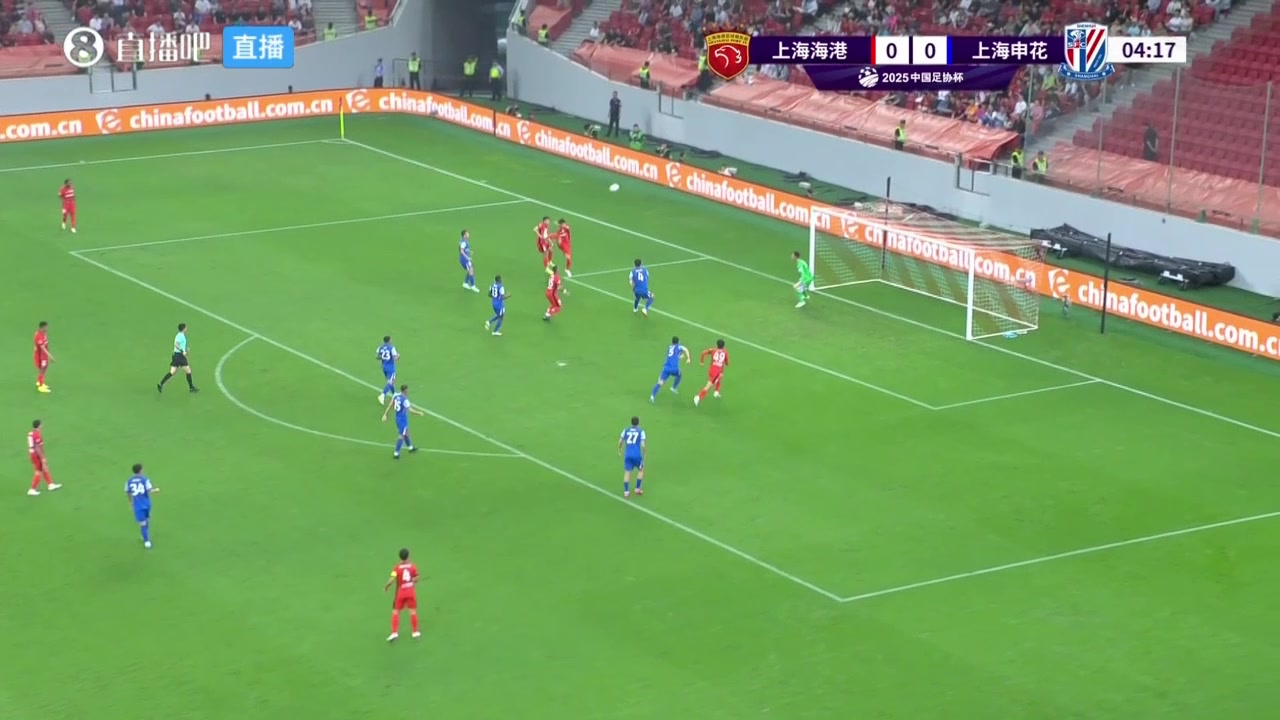 差一点啊蒯纪闻头球中横梁海港险些梦幻开局