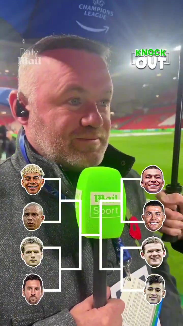 大罗力压梅西和内马尔鲁尼大罗是有史以来最好的金童