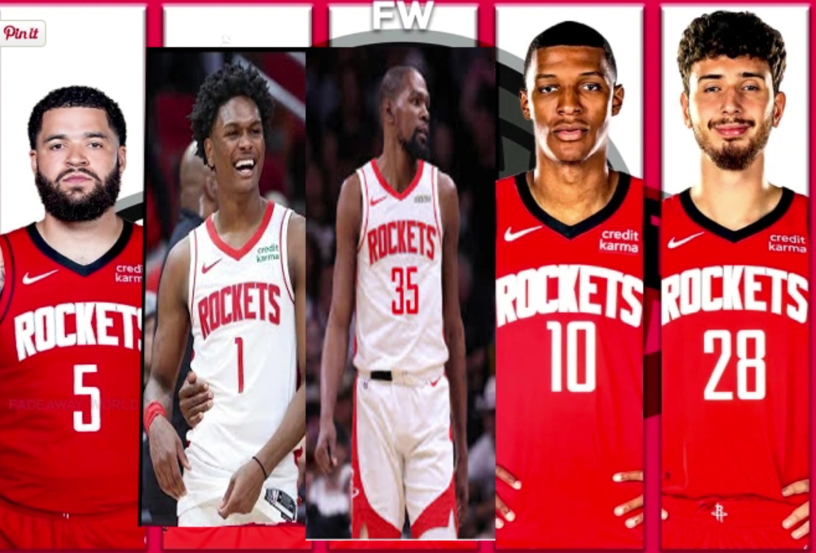 范乔丹阿门杜兰特小贾申京火箭新赛季这首发什么水平