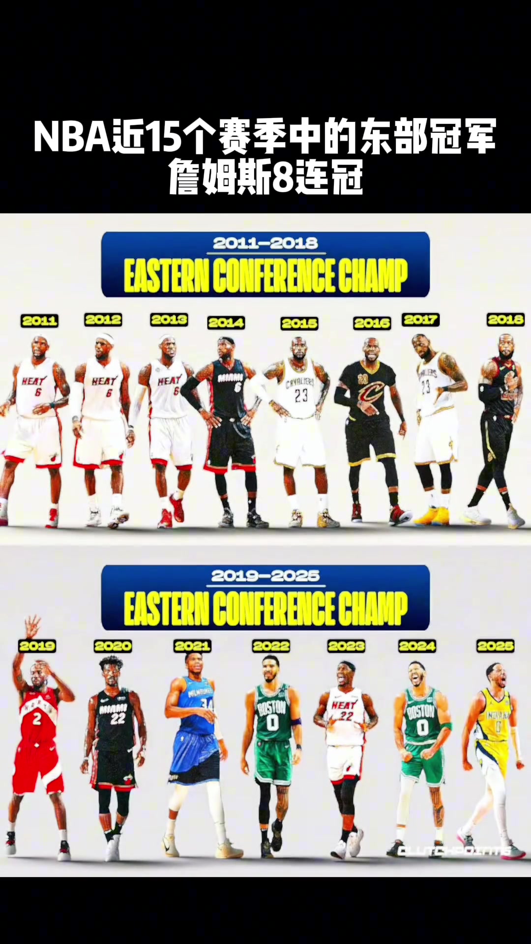 东部8年抗詹真是神话这就是詹姆斯