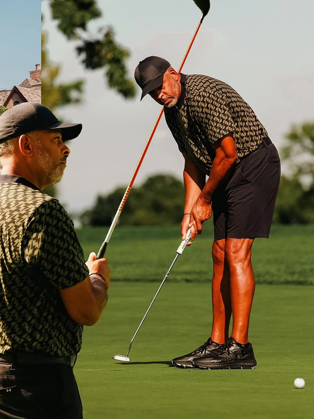 充实的休赛期库里社媒晒出参加高尔夫比赛合影