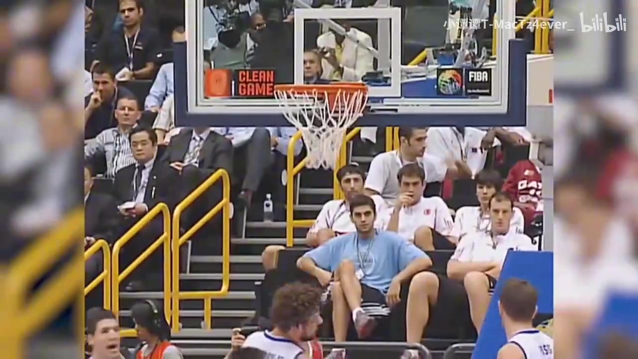 不是一个维度男篮名场面姚明打爆亚洲第一中锋河升镇