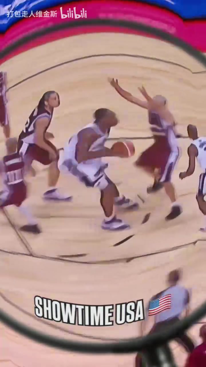 完全身体天赋的碾压巅峰美国男篮有多离谱怎么传都丢不了球