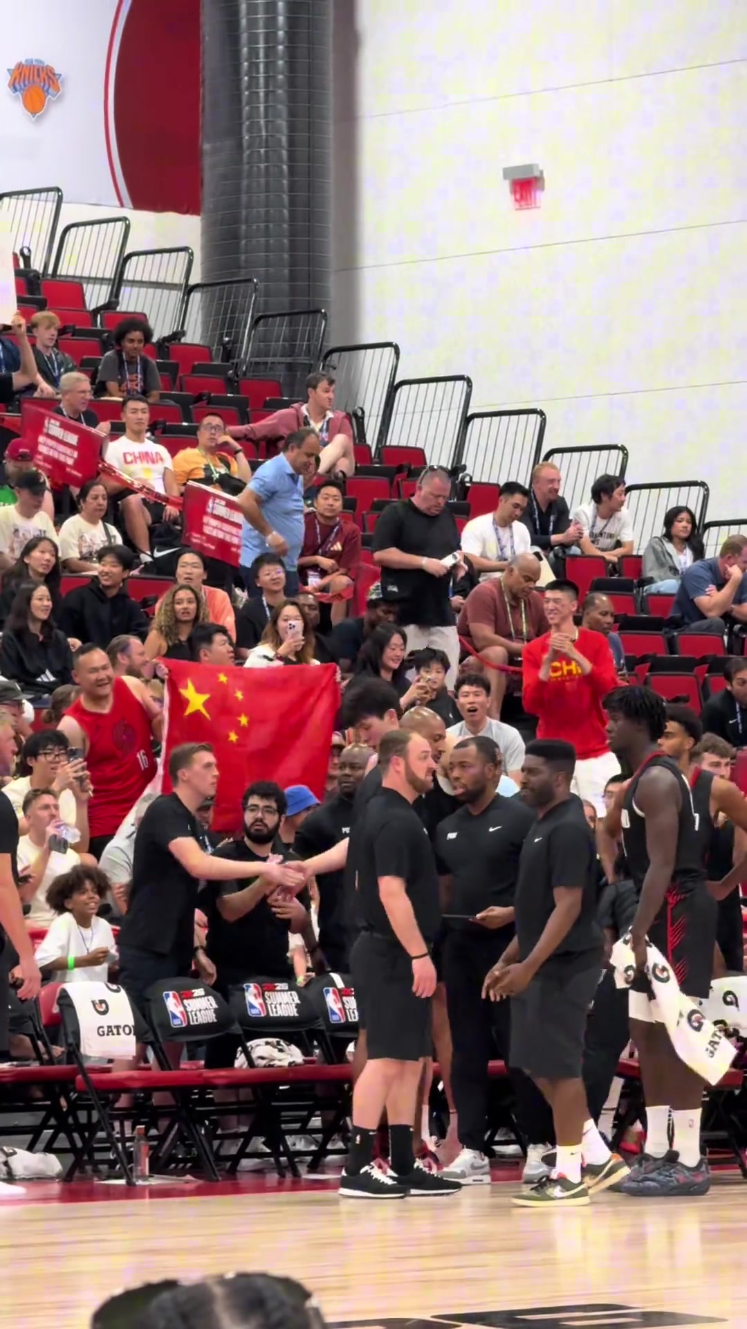 杨瀚森硬生生把拉斯维加斯变成了我们的主场