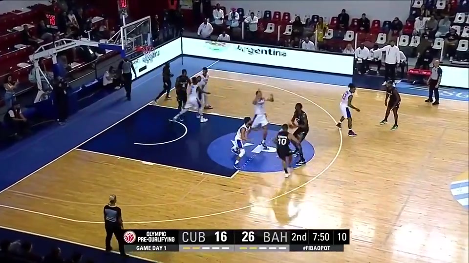 大杀器湖人新援艾顿在巴哈马男篮是这样打球的