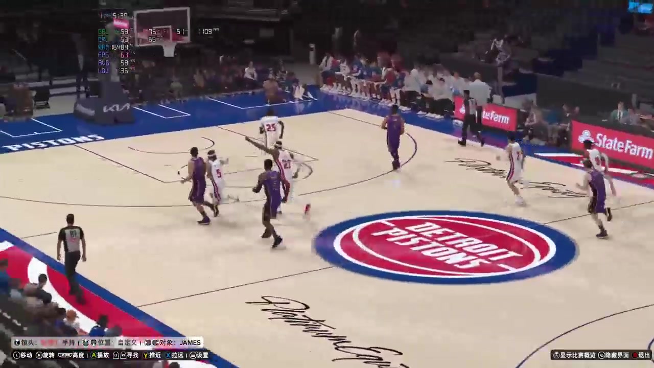 写实还是硬黑网友2K中操纵詹姆斯被对手得分后疯狂摊手