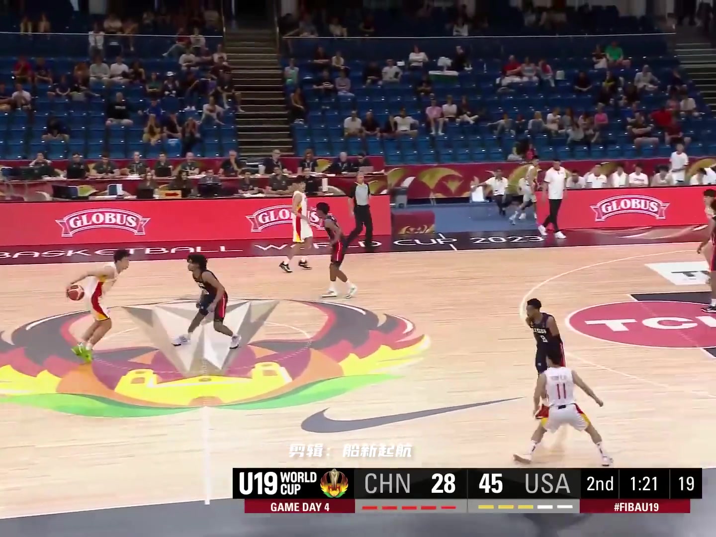 去年U19王俊杰面对美国队10投6中表现惊艳可惜伤退