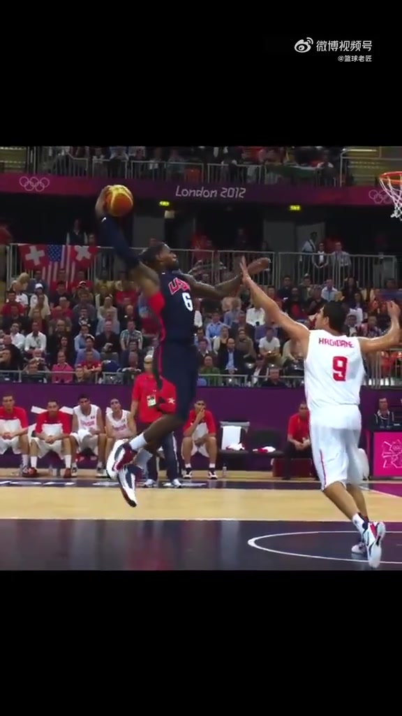 你们是不是都快忘了巅峰詹姆斯打奥运会是什么样子