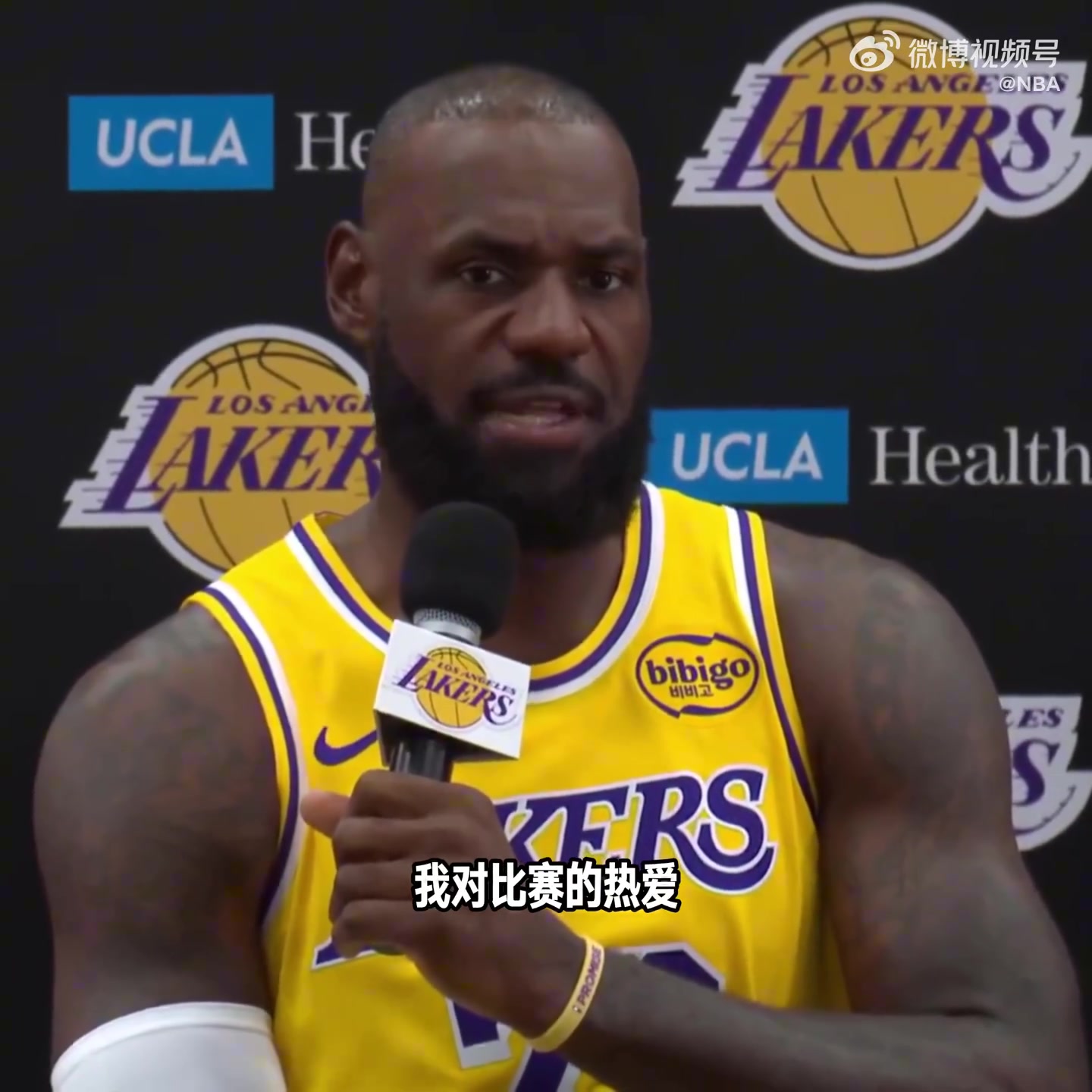 詹姆斯对比赛和过程的热爱是我坚持打下去的动力