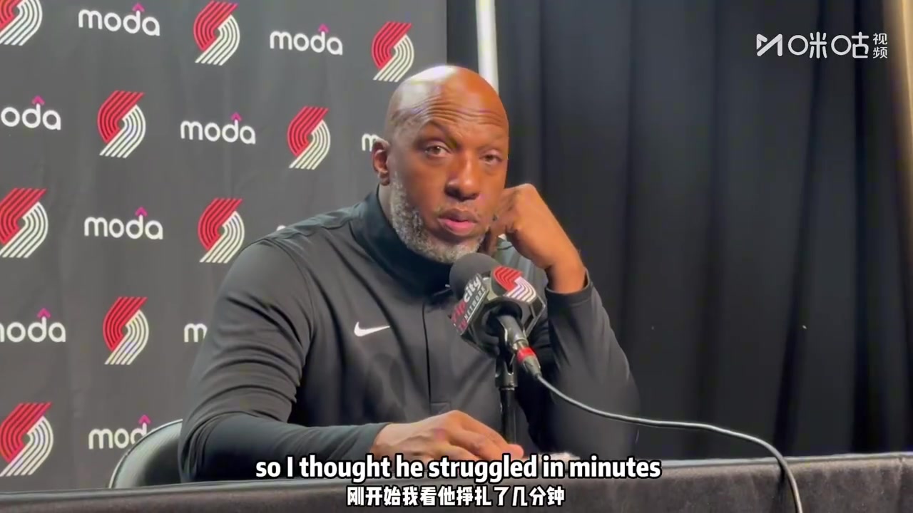 比卢普斯杨瀚森打得并不糟糕他一开始很紧张我球员时期也体会过那种紧张