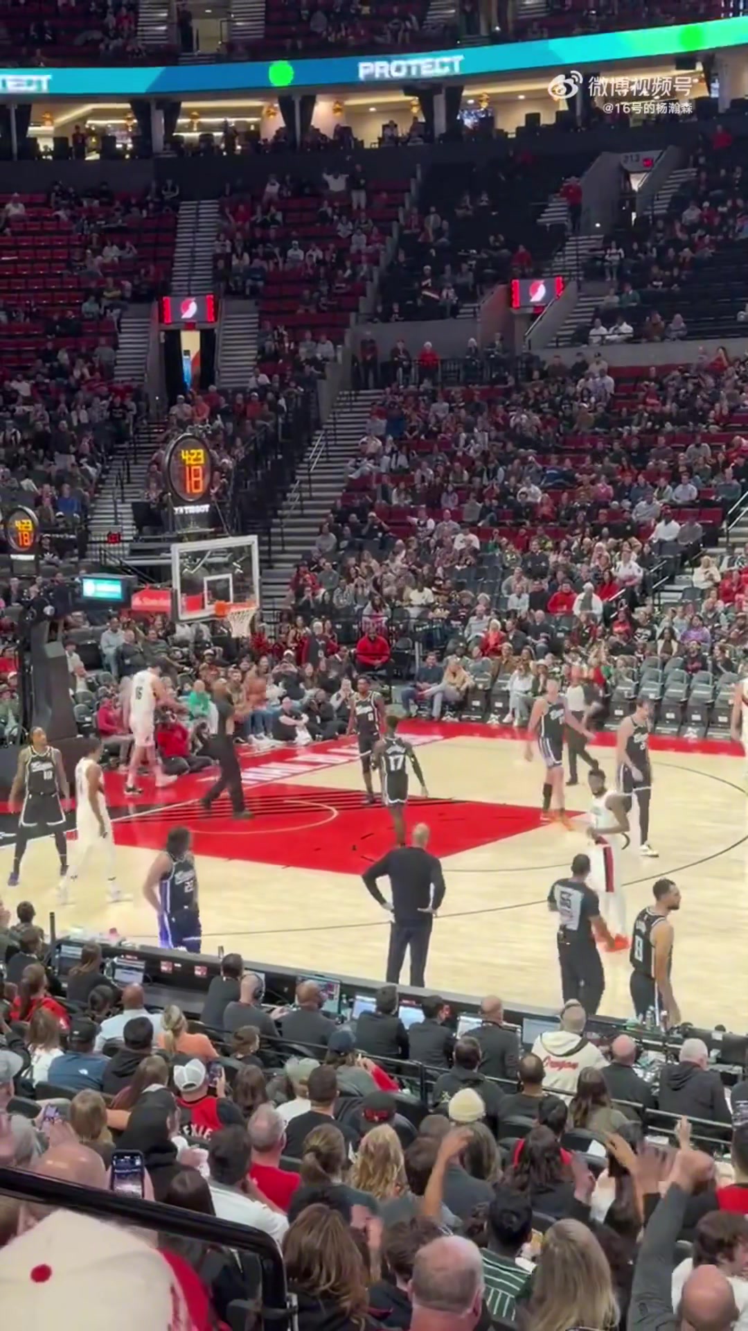 可惜没有算啊哨响之后杨瀚森来了一个非常帅气的反篮这手活真的太好了