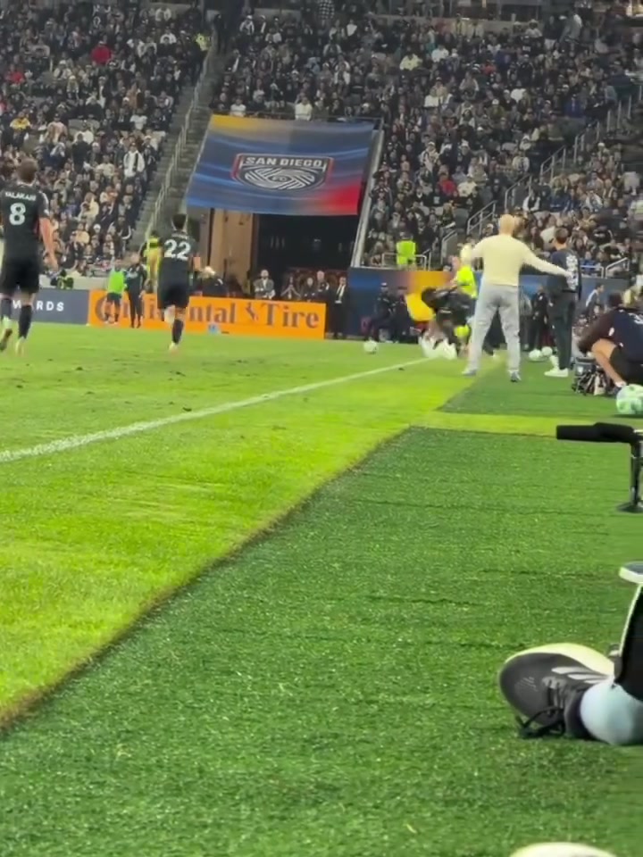 废人动作美职联这踢得还以为是橄榄球呢