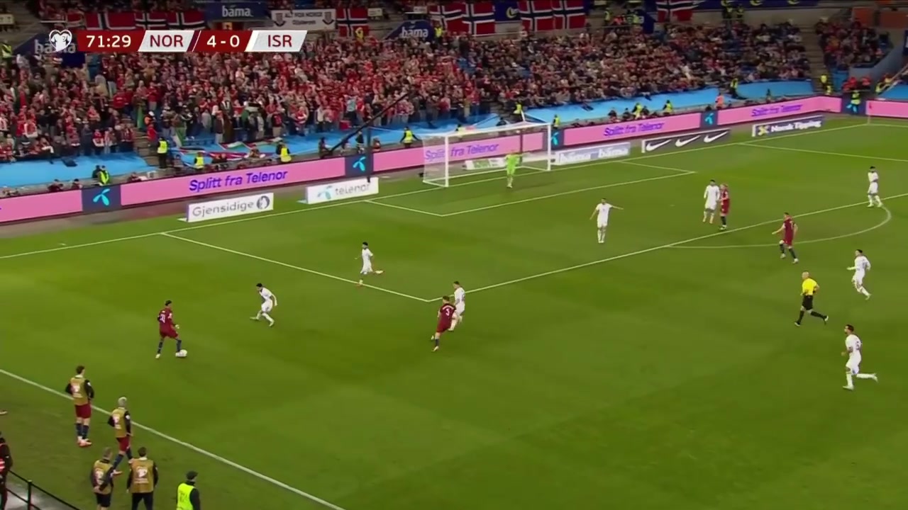 魔人上演帽子戏法哈兰德小角度头球破门本场两进头球