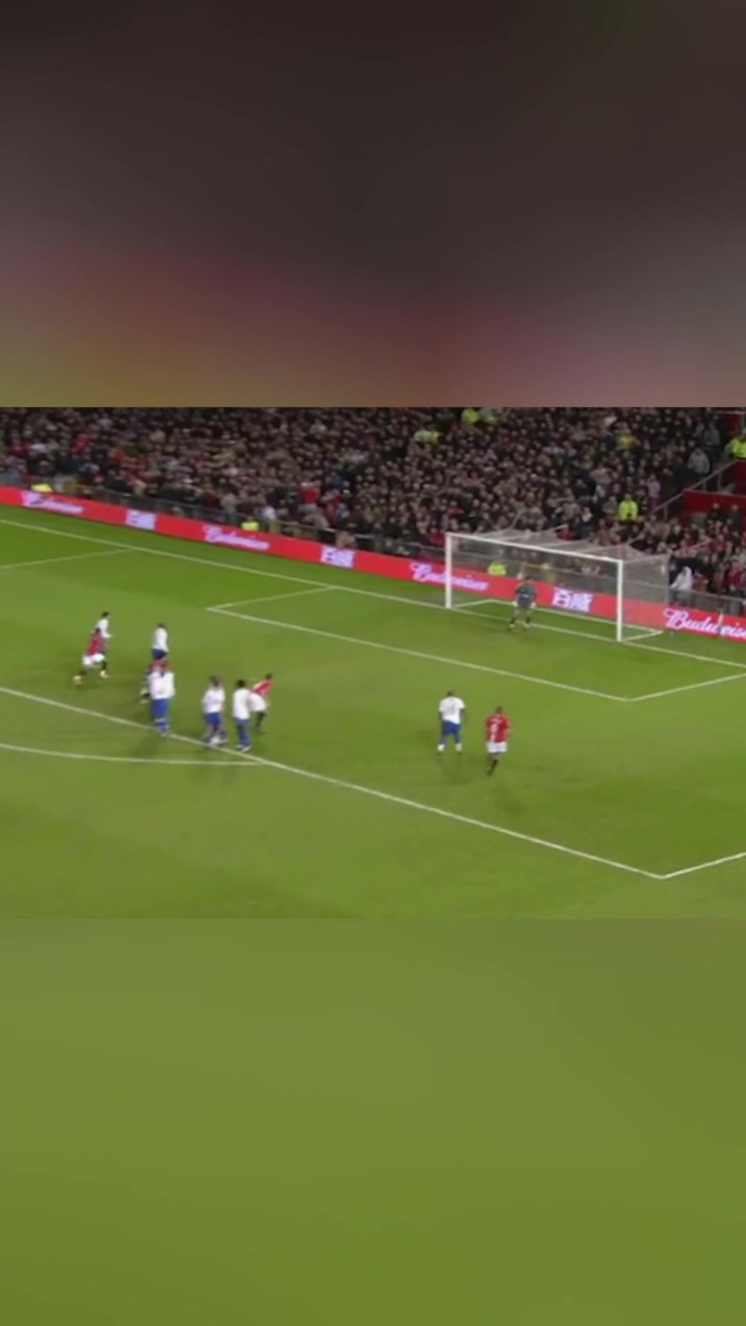 C罗电梯球曼联巅峰之作弗格森这球没有门将能扑出