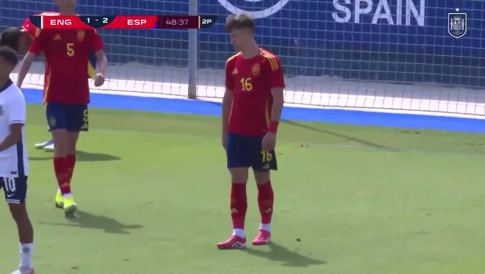 阿森纳15岁天才小将道曼面对西班牙U19突破造点