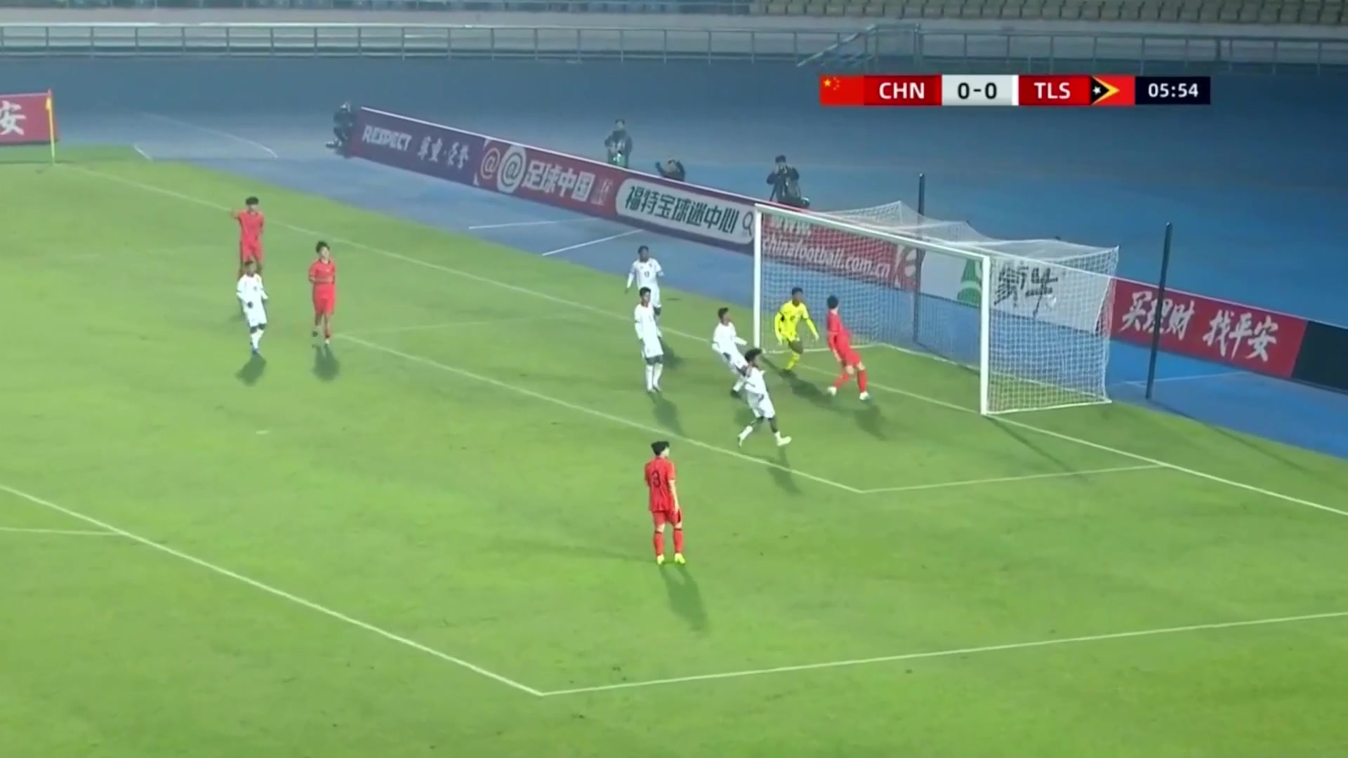 帅惟浩打门被扑张伯霖补射破门