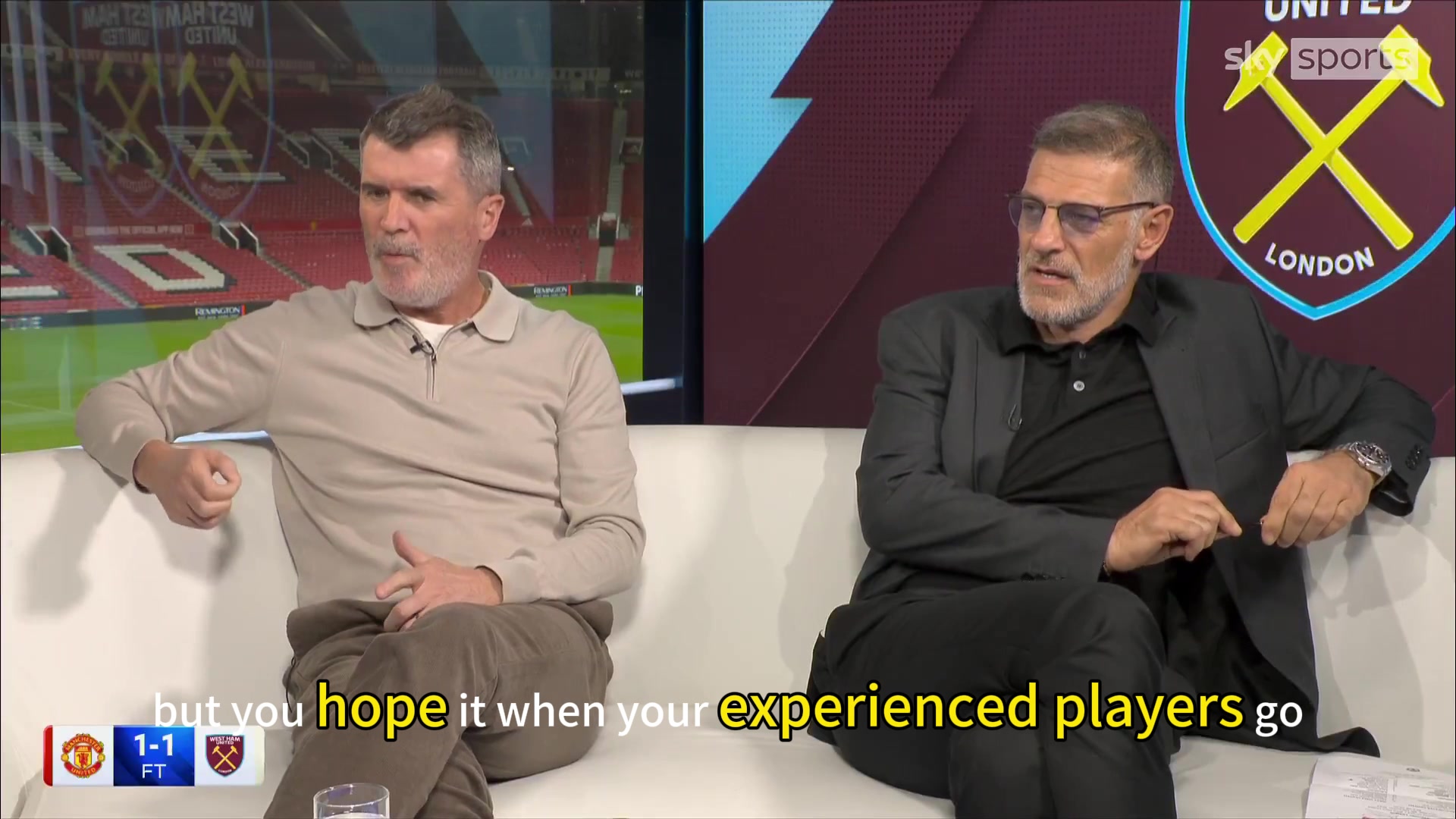 基恩批评曼联太放松了太懈怠了踢得就像已经赢得了联赛冠军