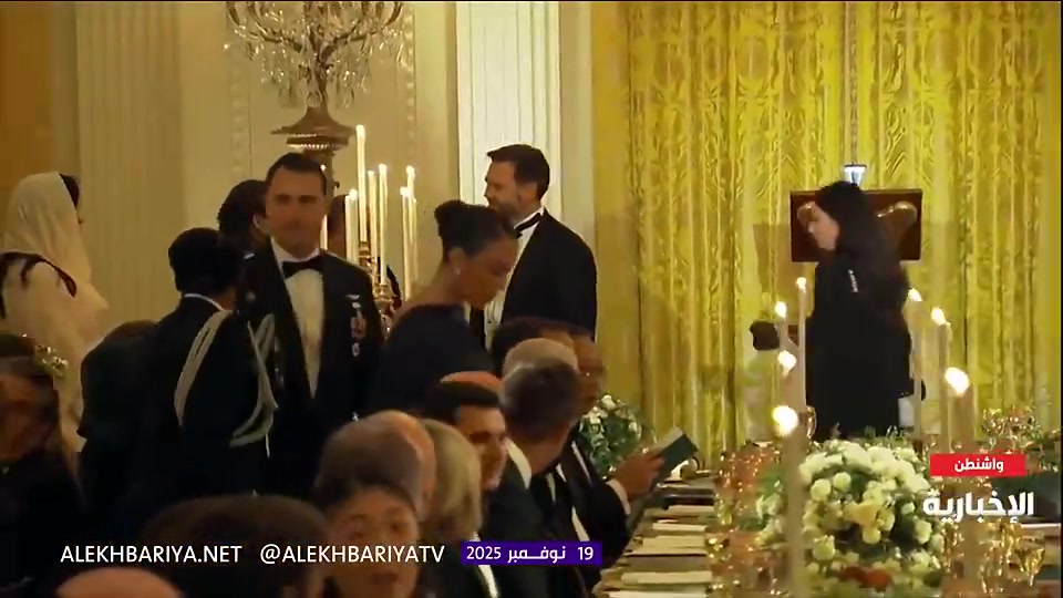 乔治娜陪同C罗出席白宫晚宴原来C罗去美国是为了陪沙特王储啊