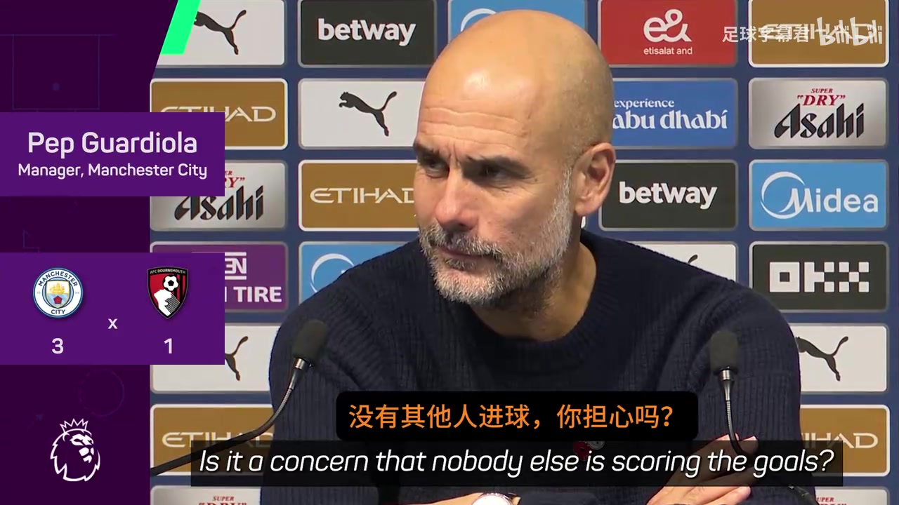 瓜迪奥拉哈兰德在曼城影响力已达梅罗级别不担心进球依赖症