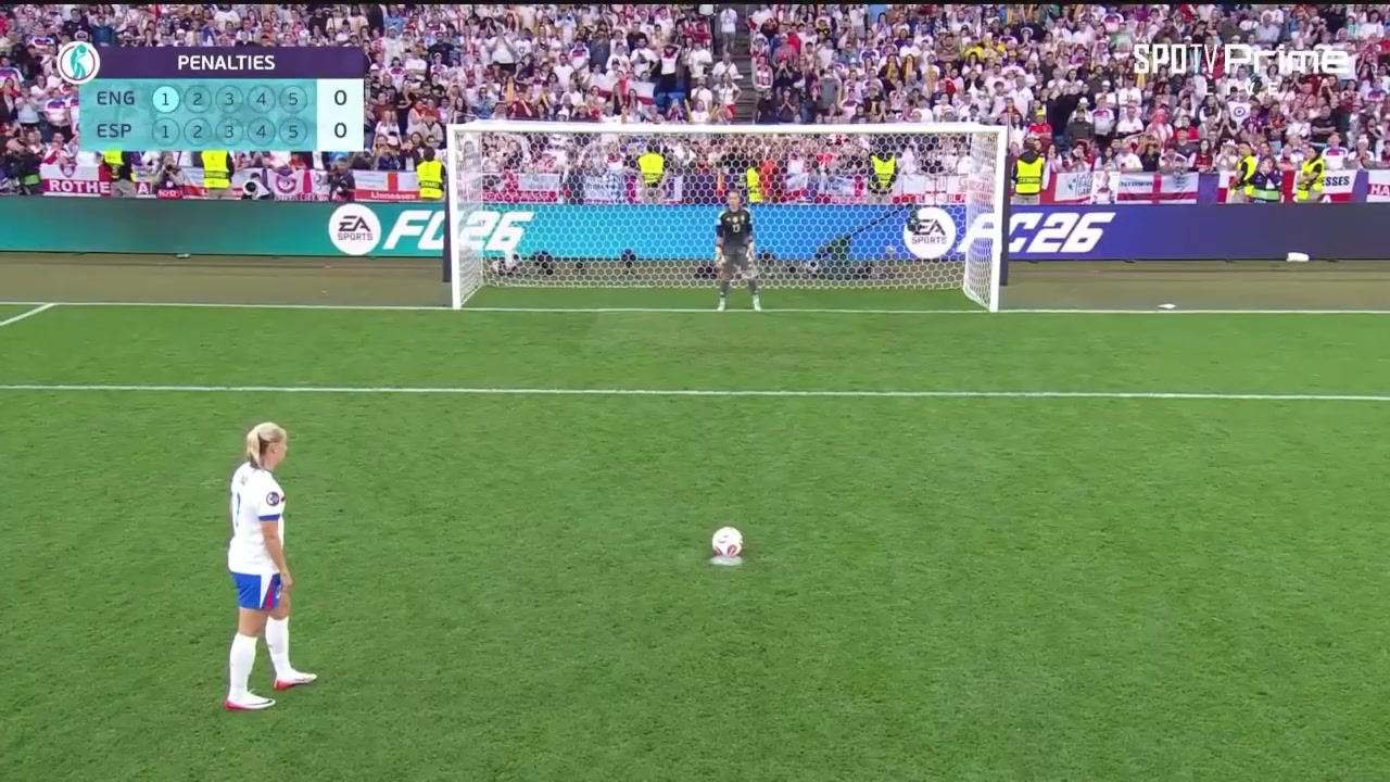 成功卫冕西班牙女足连失3点点球大战英格兰女足3-1夺冠