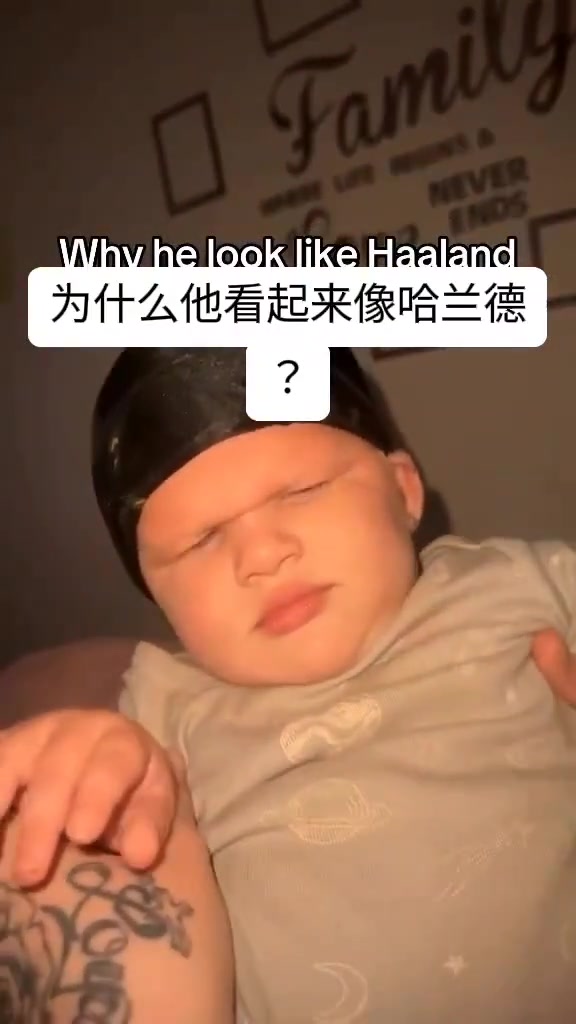 我就说哈兰德肯定捐过这金发碧眼还没有眉毛简直一模一样