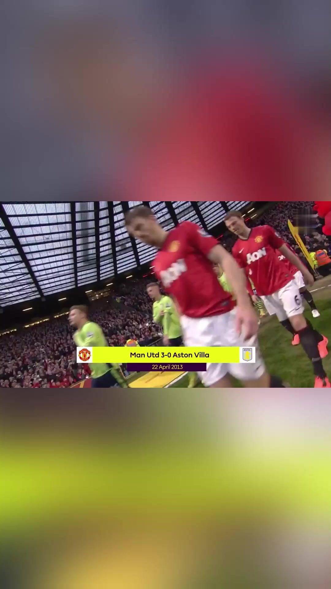 无解13年范佩西天外飞仙半场戴帽曼联提前4轮夺冠