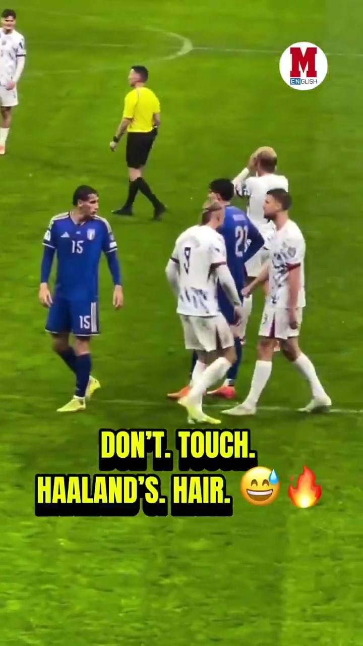 初生牛犊不怕虎实拍国米三埃硬刚哈兰德为队友挡事