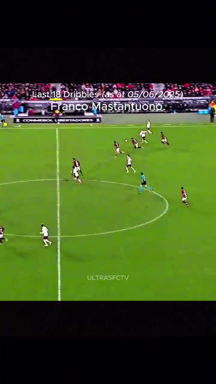 未来天才河床新星马斯坦托诺近18次盘带截止到6月5日